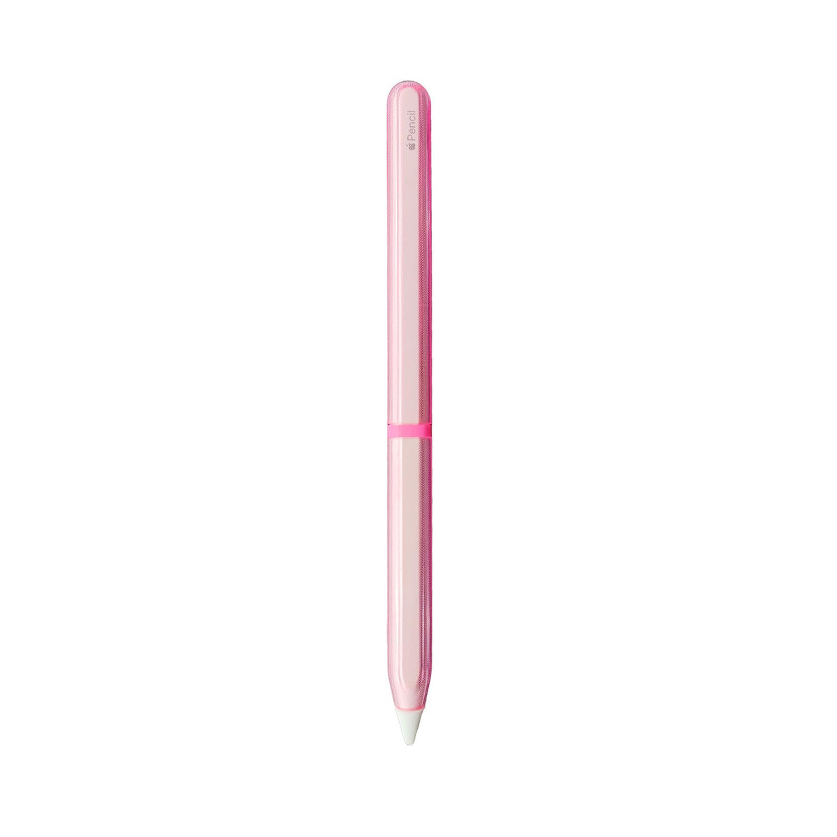 Pink Protective Pencil Case with 2 Silicone Tip Covers L946308