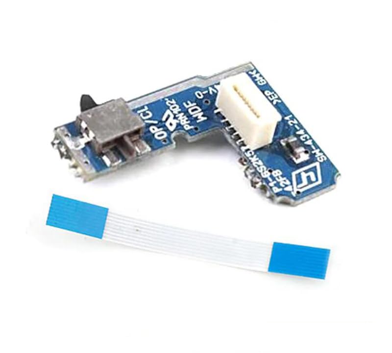 Power ON Off Reset Switch Board with 8pin Flex Ribbon Cable F3248