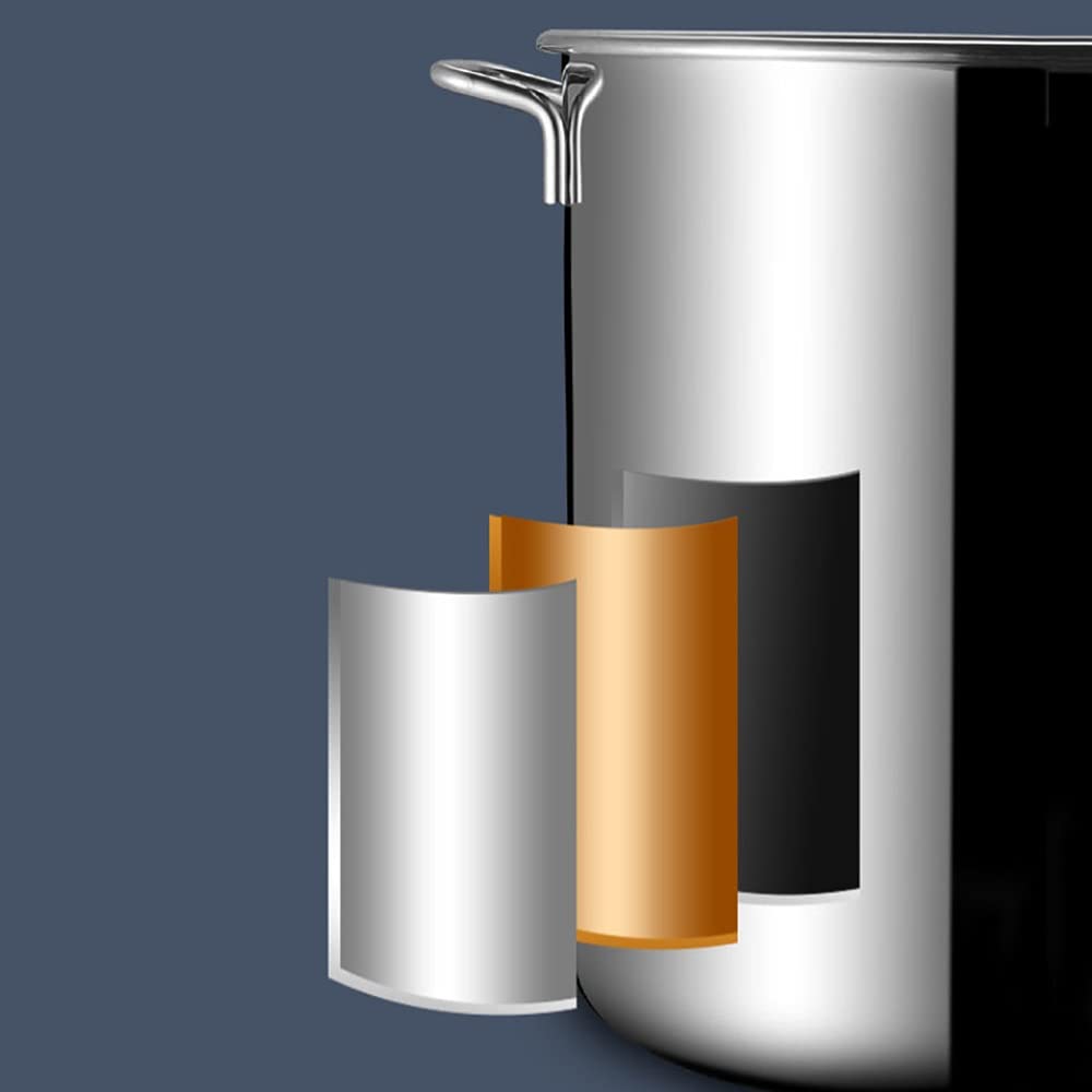 Stainless Steel 40 Quart Stock Pot with Lid J7269