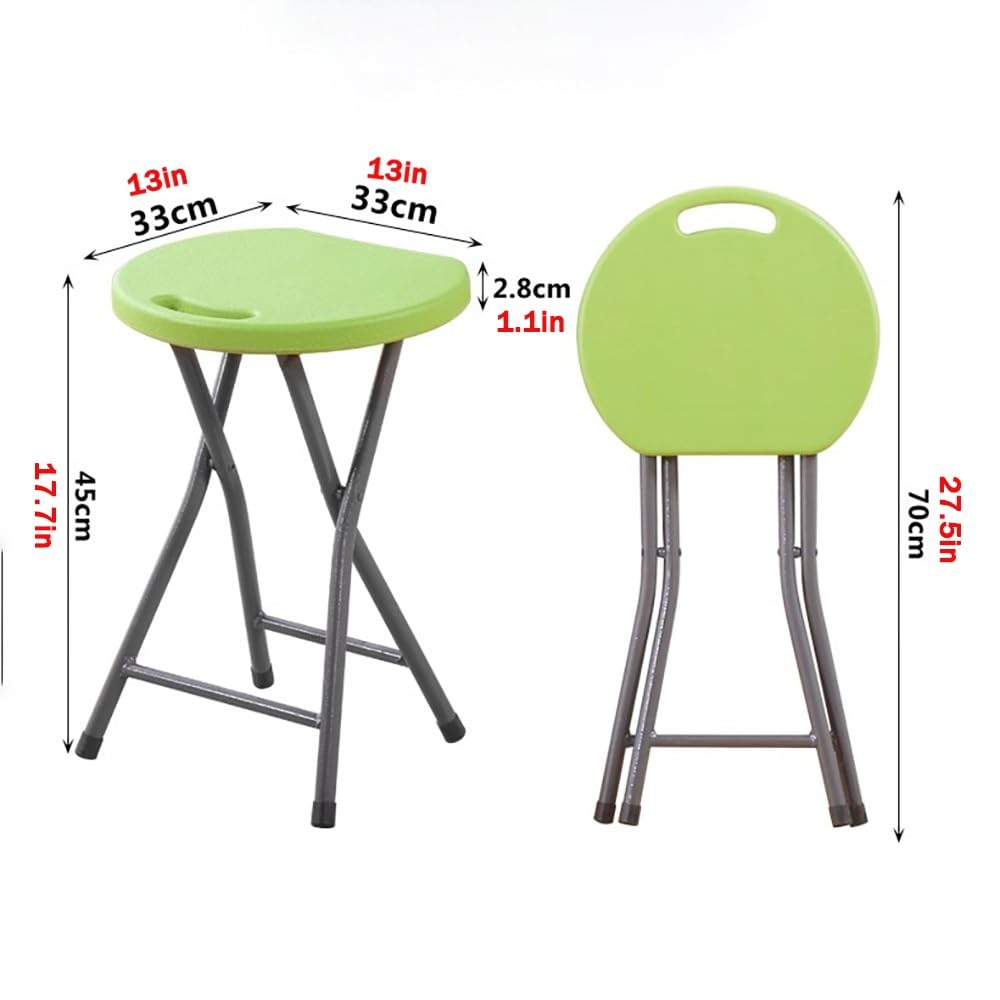 18 Inch Folding Stool with Footrest I382