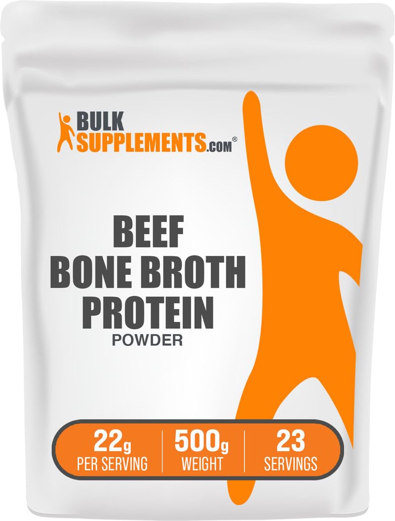 Beef Bone Broth Protein Powder, Lactose Free Dairy Free Gluten Free, 500g A81387