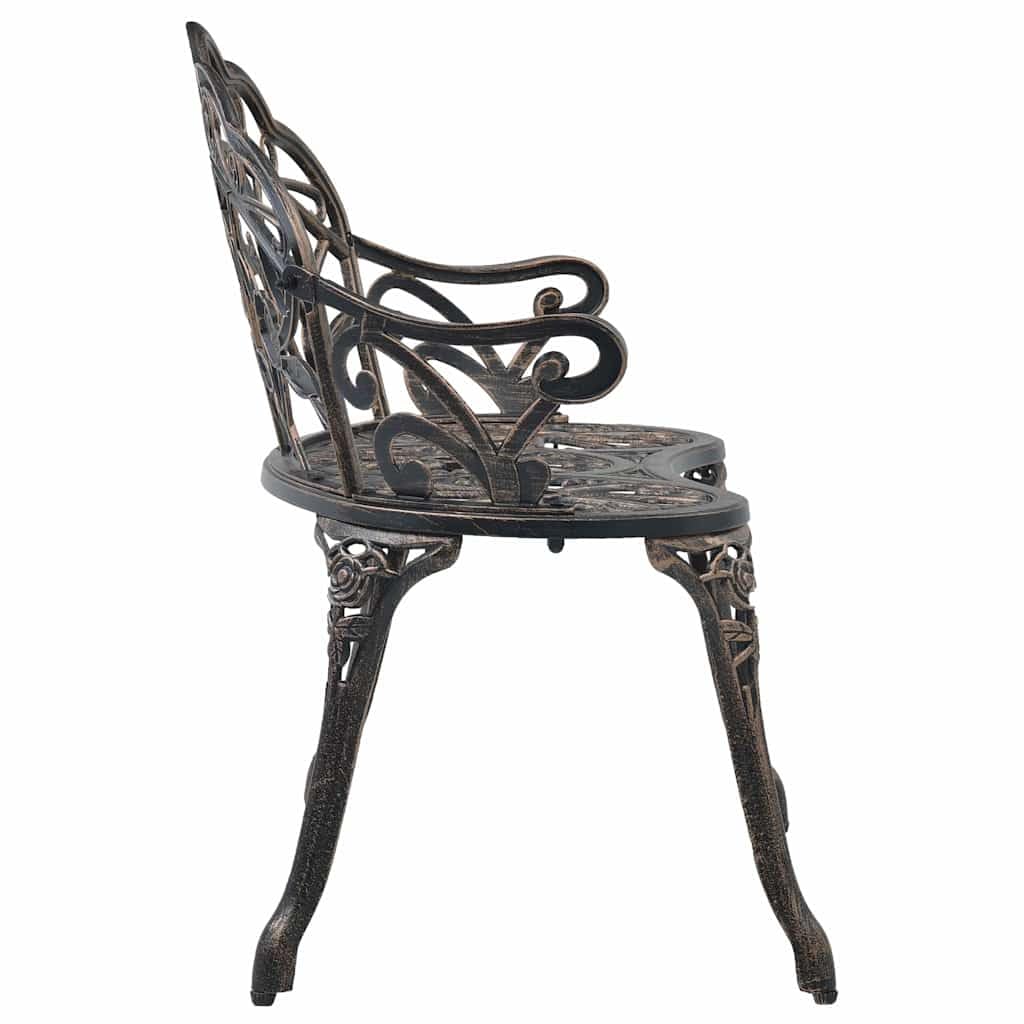 Bronze Cast Aluminum Outdoor Bench S1060