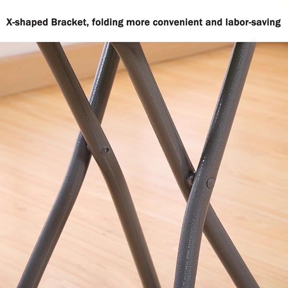 18 Inch Folding Stool with Footrest I382