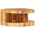 Round Coffee Table Solid Sheesham Wood Z653