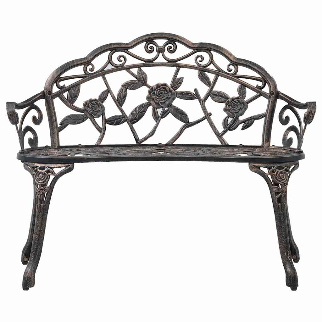 Bronze Cast Aluminum Outdoor Bench S1060