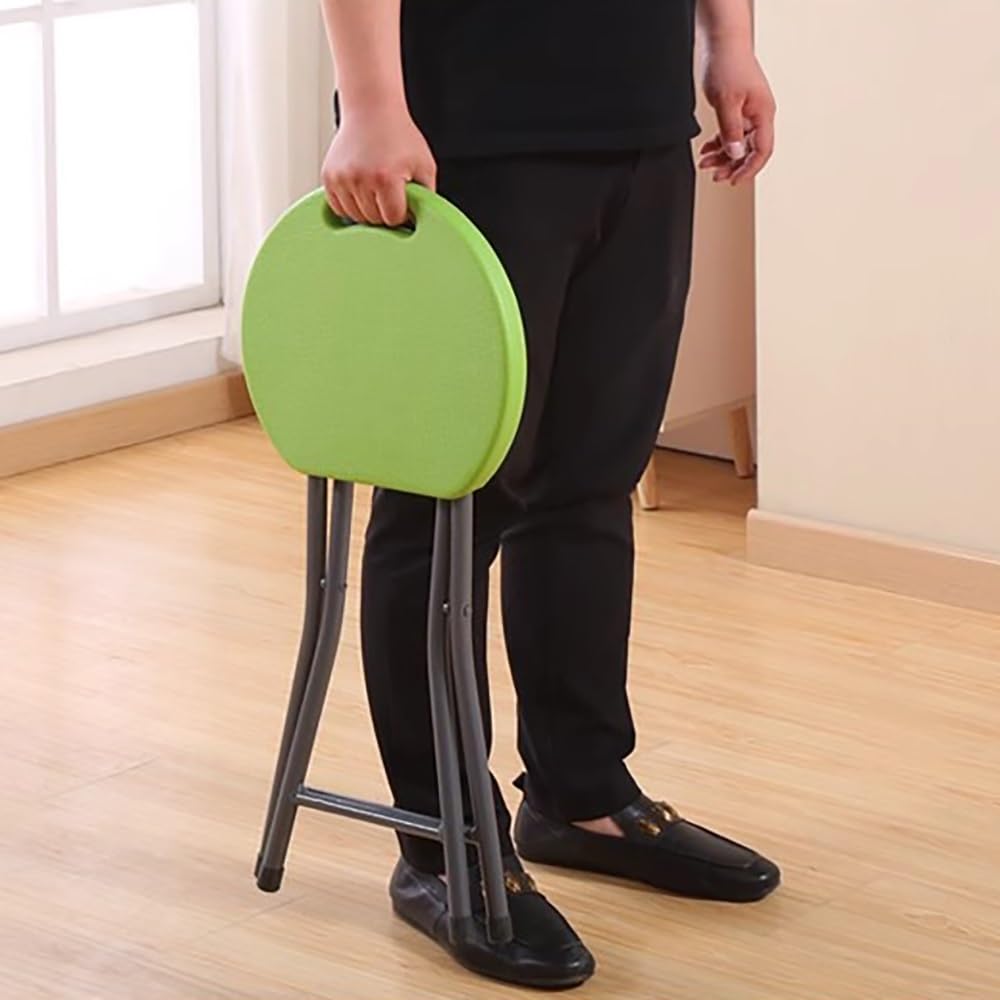 18 Inch Folding Stool with Footrest I382