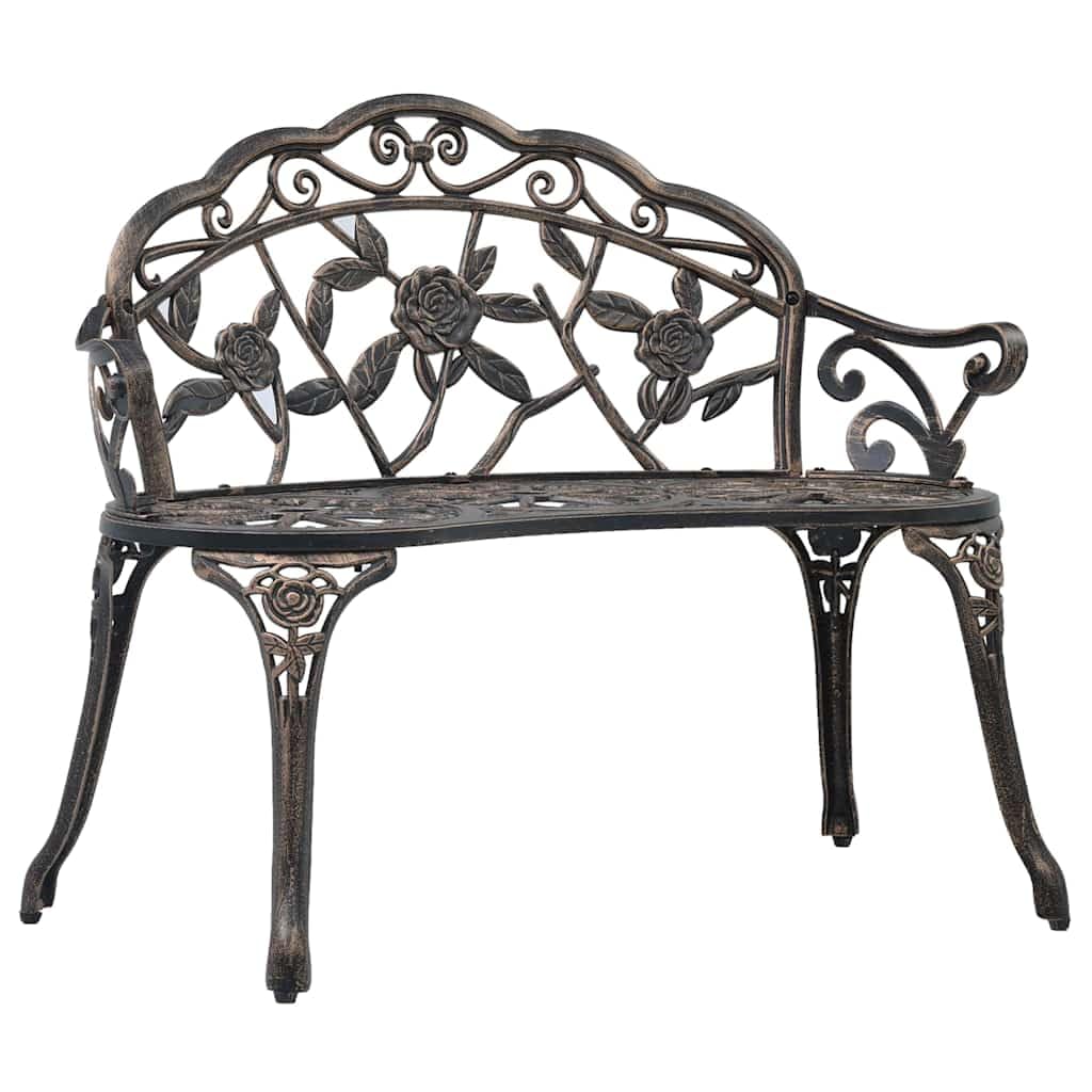 Bronze Cast Aluminum Outdoor Bench S1060