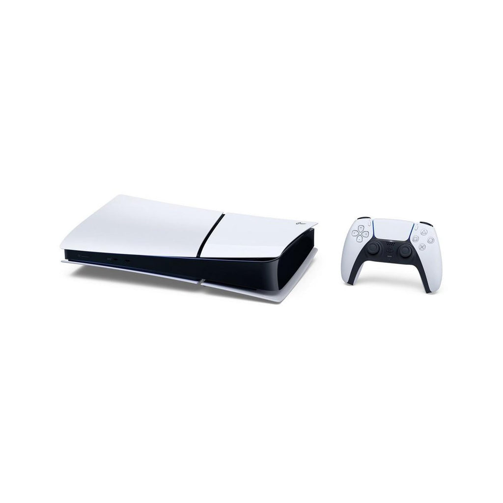White Slim Digital PS5 1TB Gaming Console with Controller Case P9804