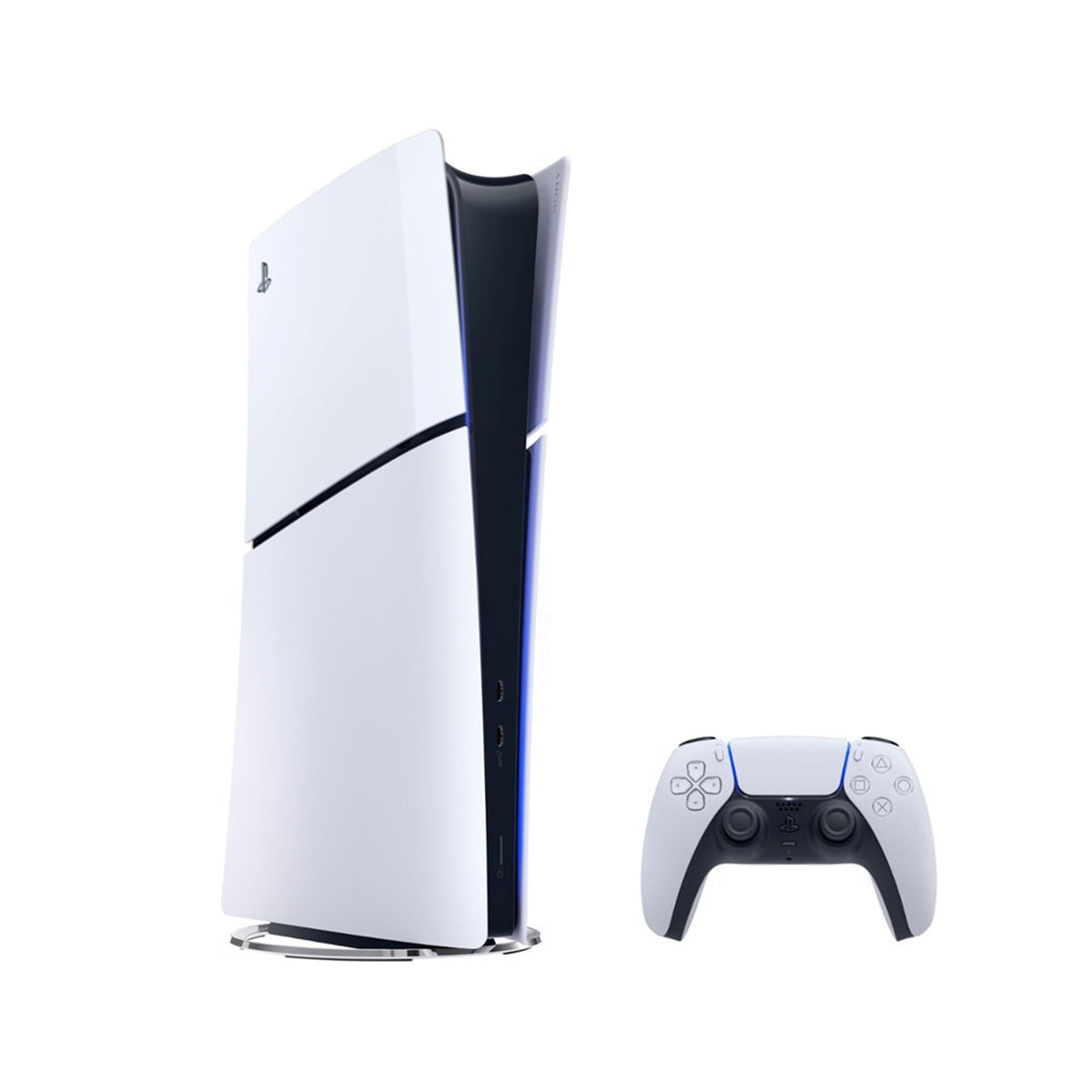 White Slim Digital PS5 1TB Gaming Console with Controller Case P9804