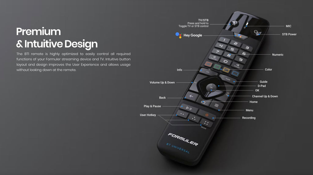 4K Media Streaming Box with Voice Remote N53343