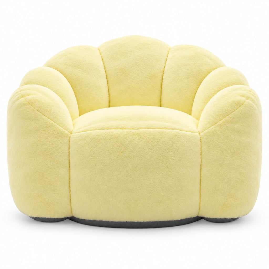 Yellow Memory Foam Bean Bag Chair G320289