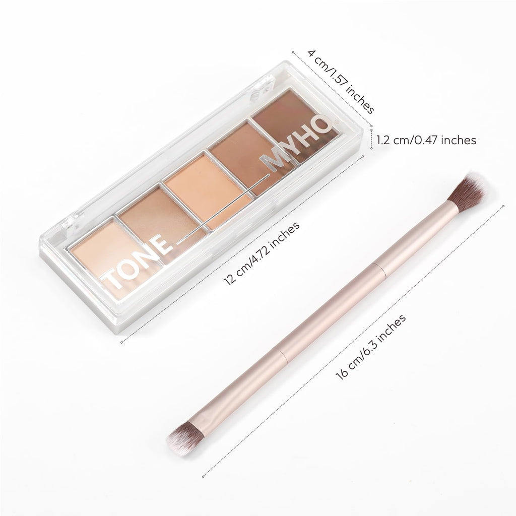 5 Colors Matte Eyeshadow Palette L385906