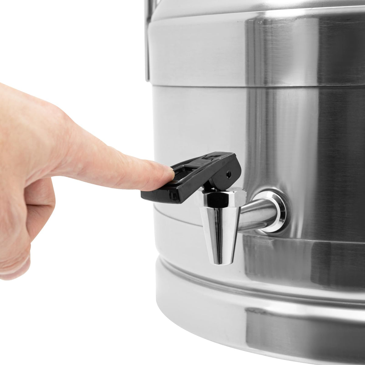 20L Stainless Steel Milk Bucket with Spigot R742411