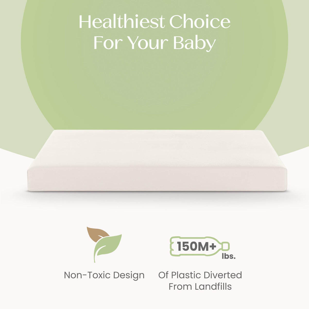 Organic Crib and Toddler Mattress Y653514