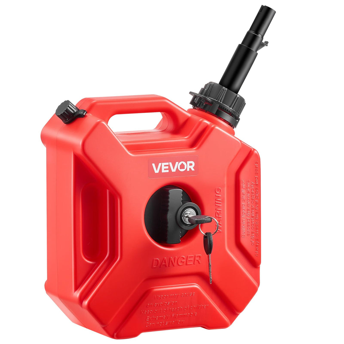 1.3 Gallon Gas Can with Spout and Lockable Bracket Z4528