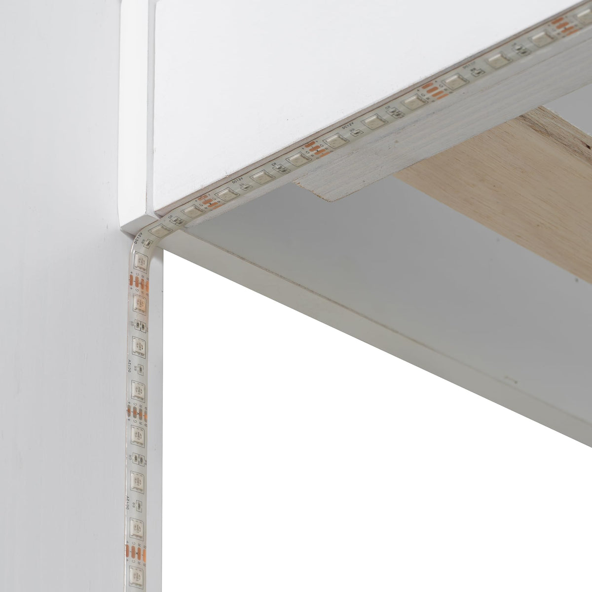 Twin Over Full Bunk Bed with Storage Shelves X96214