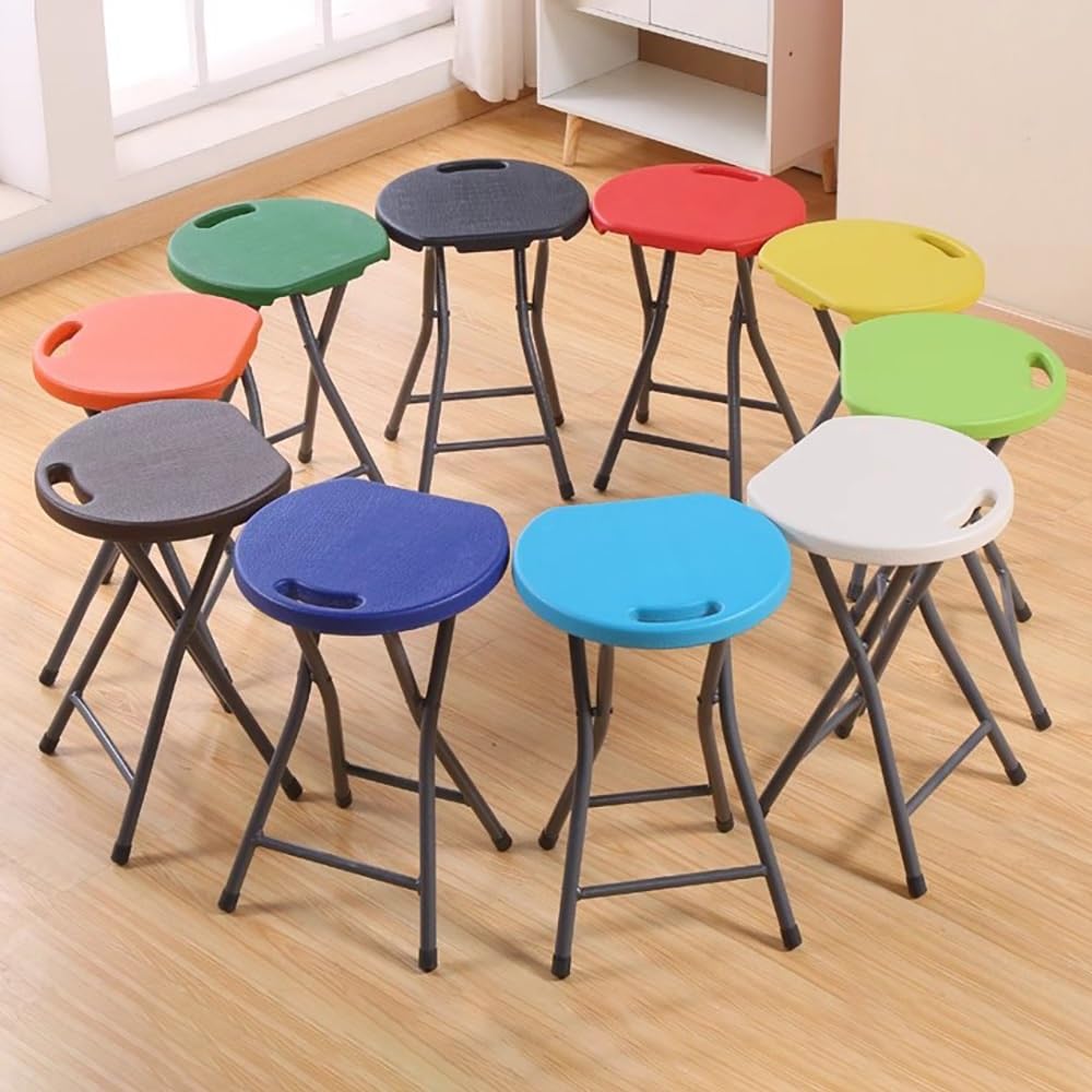 18 Inch Folding Stool with Footrest I382