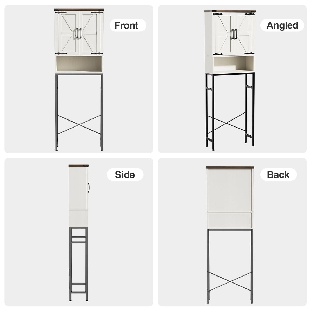 Over The Toilet Storage Cabinet with Adjustable Shelf, White M553662