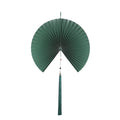 Handmade Hanging Folding Paper Fan Green 32'' H866691
