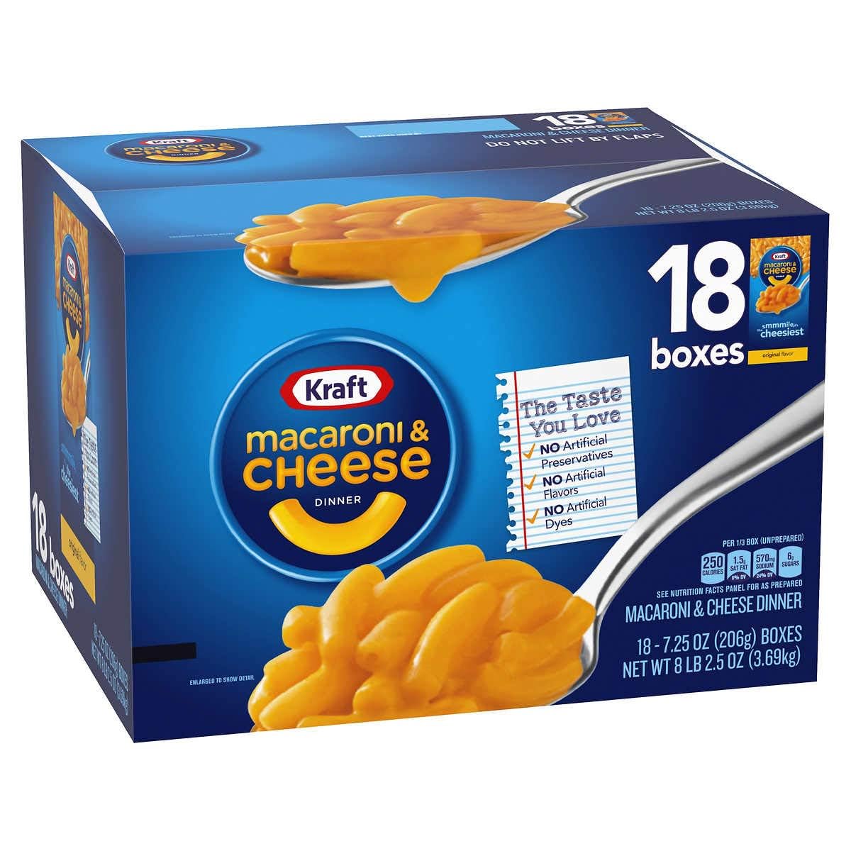 Macaroni Cheese 7.25 Oz 18 Pack S58436