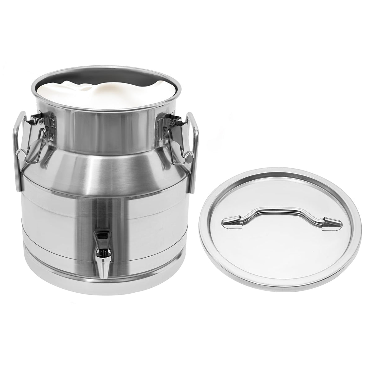 20L Stainless Steel Milk Bucket with Spigot R742411