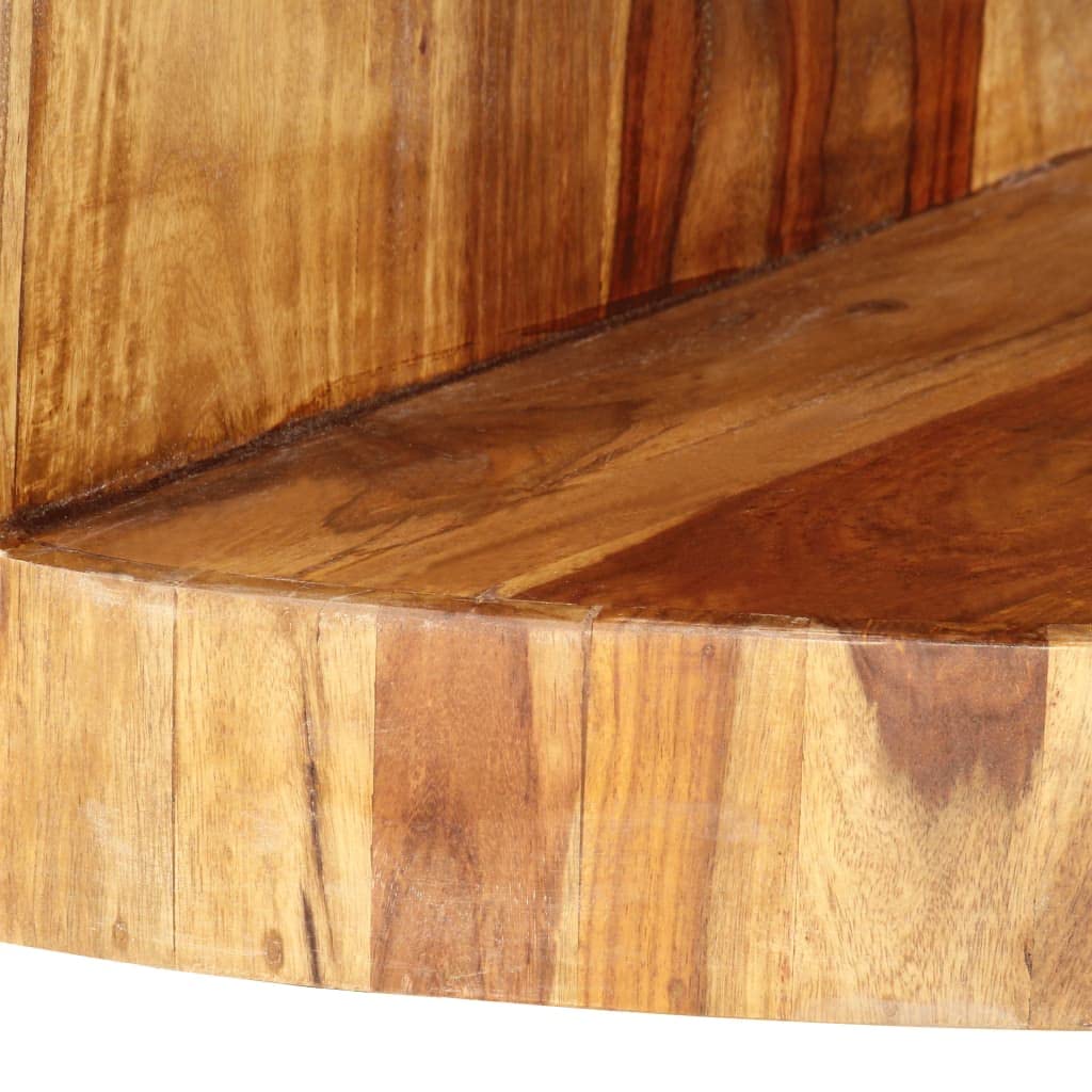 Round Coffee Table Solid Sheesham Wood Z653