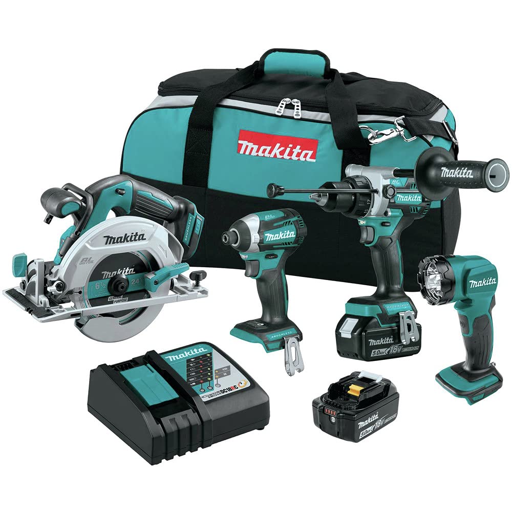 18V Lithium-Ion Brushless Cordless 4-Pc. Combo Kit W411