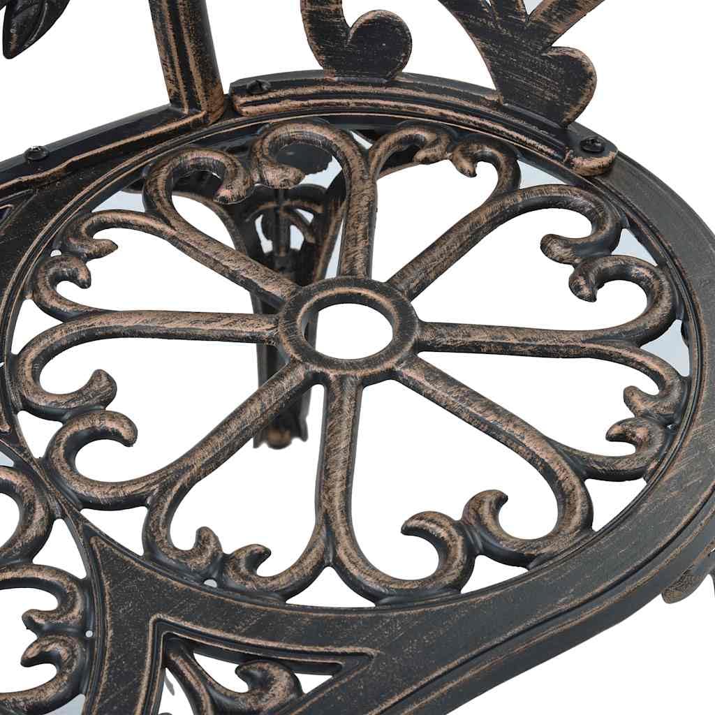 Bronze Cast Aluminum Outdoor Bench S1060