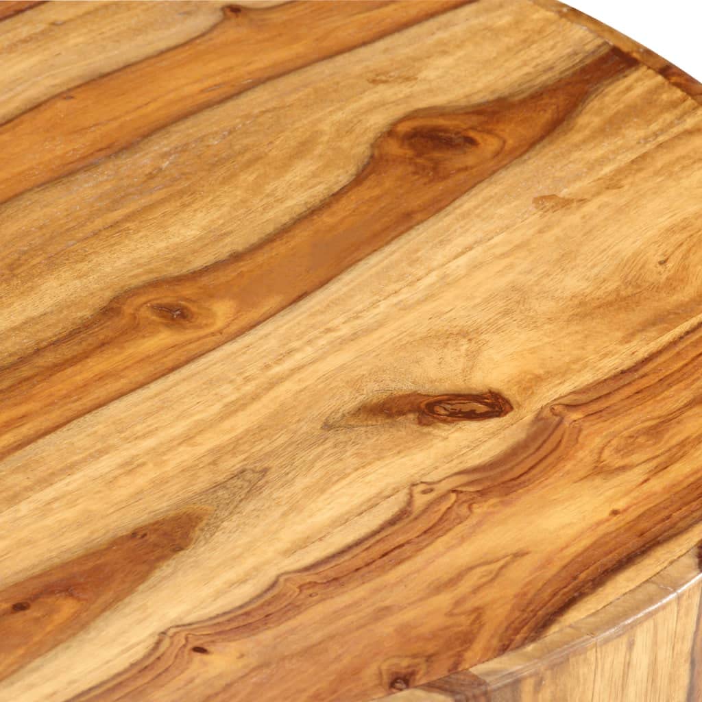 Round Coffee Table Solid Sheesham Wood Z653