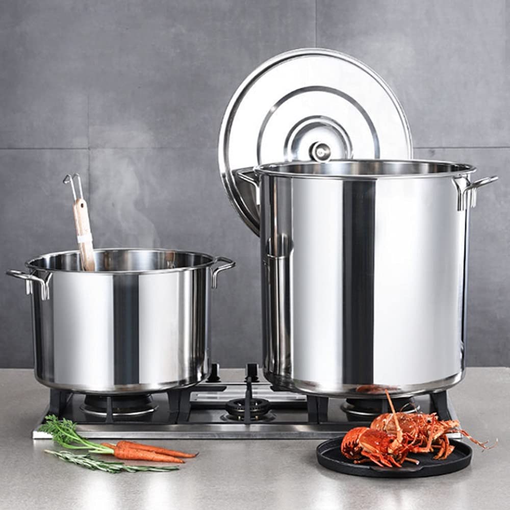 Stainless Steel 40 Quart Stock Pot with Lid J7269