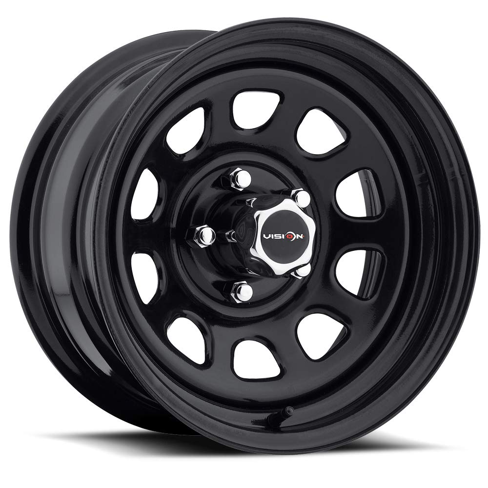 16x8 5x4.5" Gloss Black Wheel Rim D3310