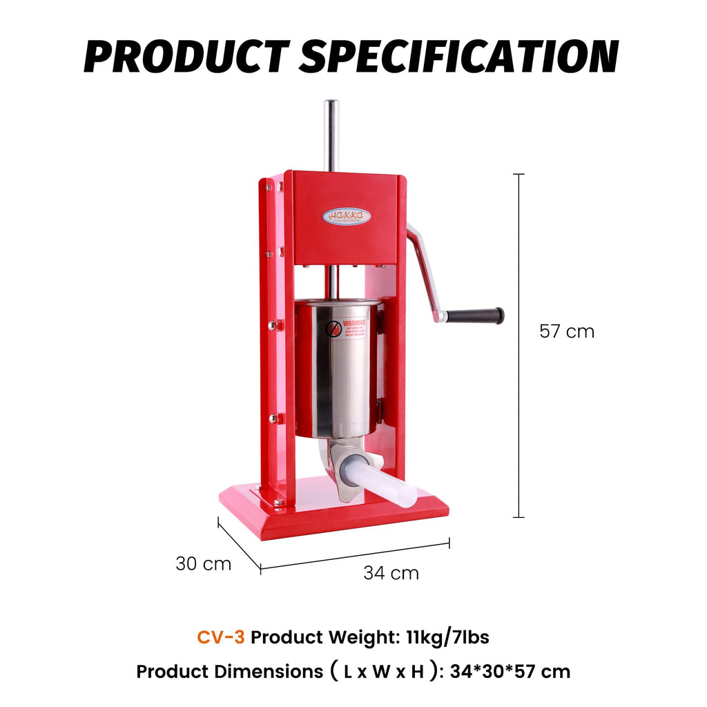 Stainless Steel Vertical Sausage Stuffer Y110