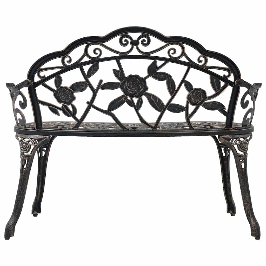 Bronze Cast Aluminum Outdoor Bench S1060