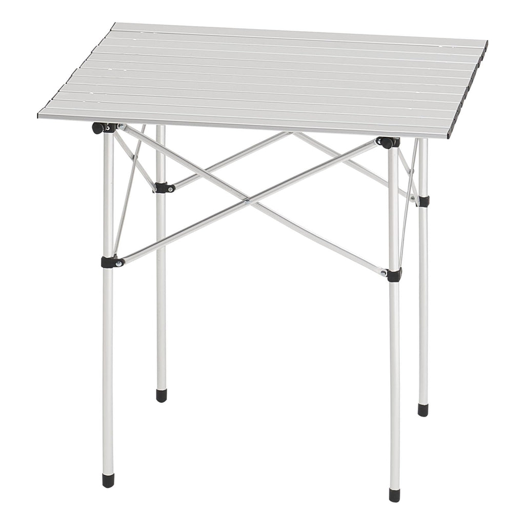 Folding Camping Table 28 inch Silver Y709