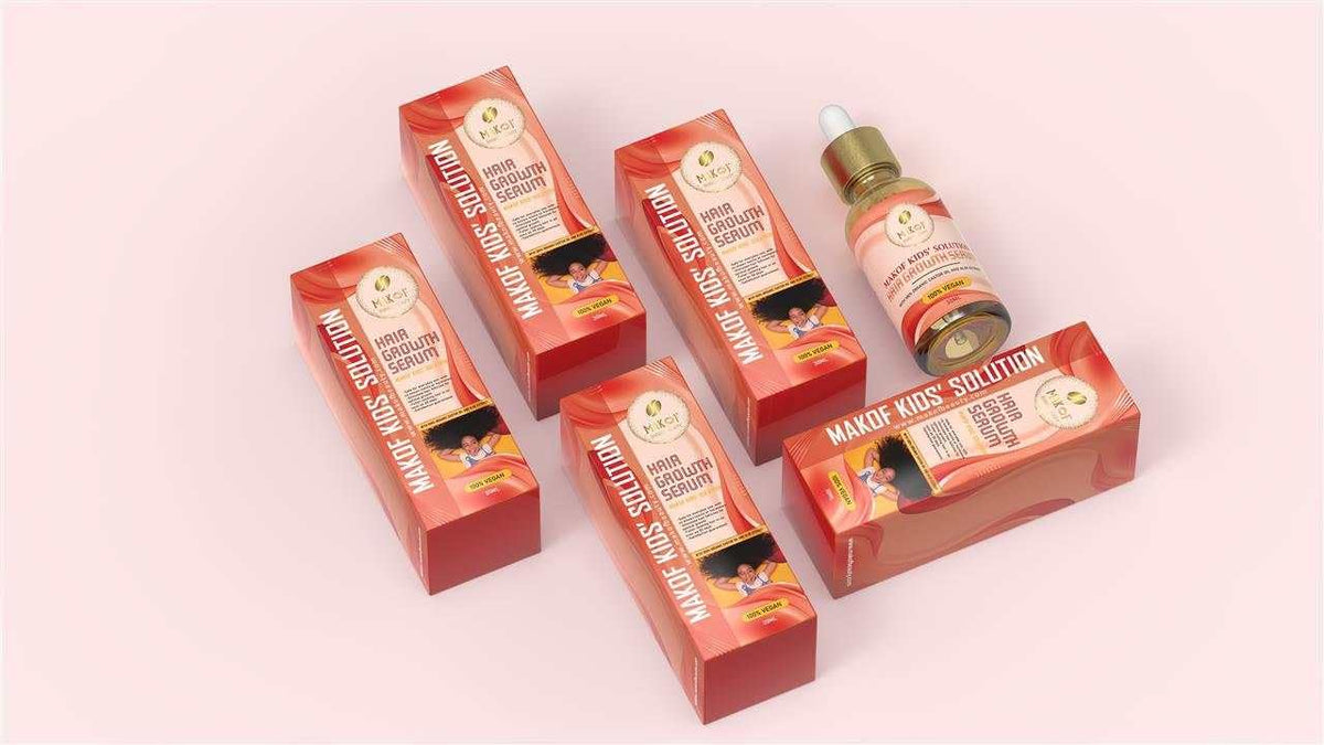 Kid’s Shampoo & Conditioner Set with Black Castor Oil, Argan Oil, Hair Mask Treatment and Leave-in Conditioner N633