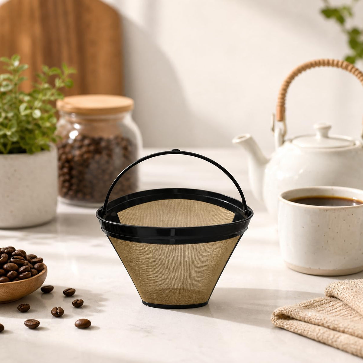 Reusable #4 Conical Coffee Filter B96415