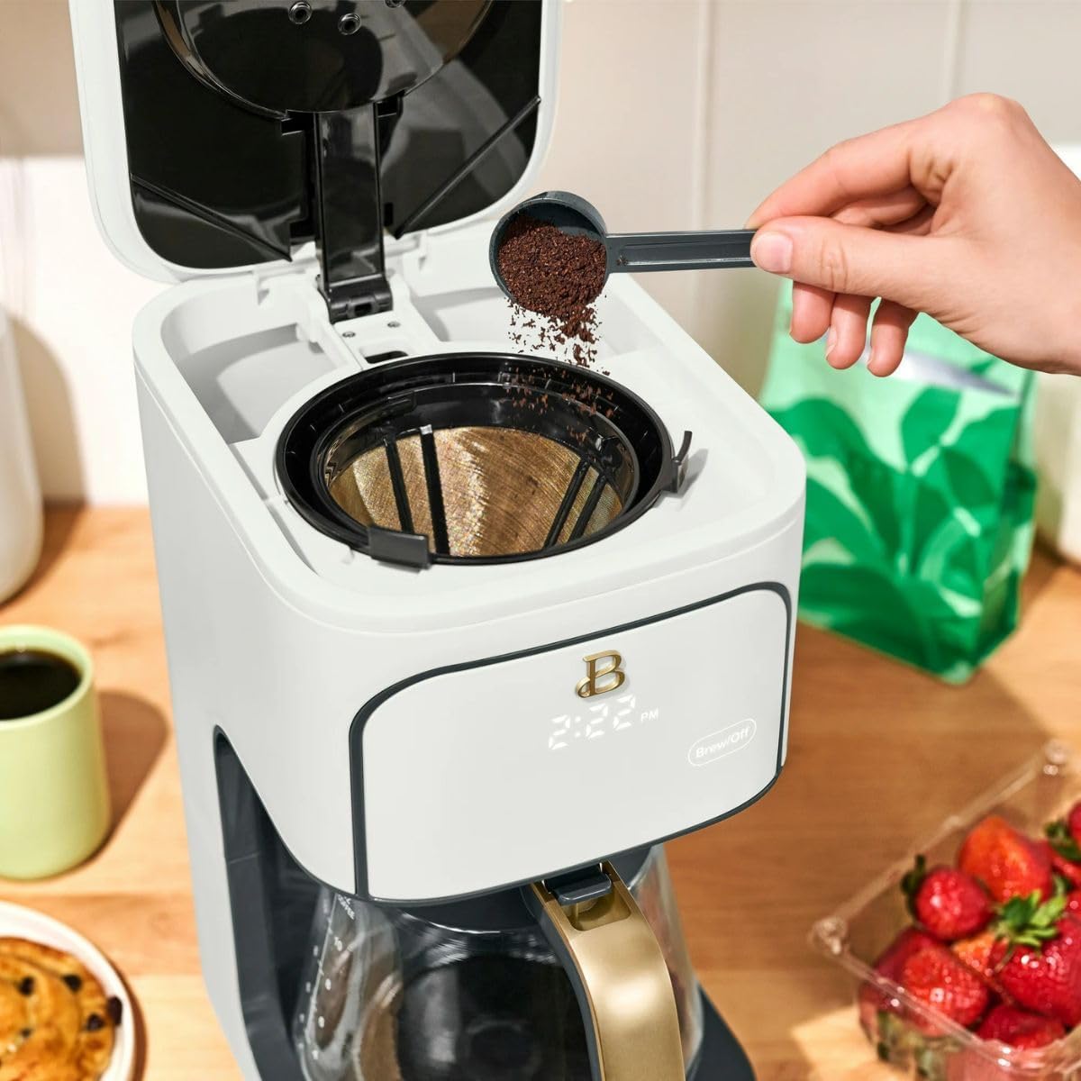 12-Cup Programmable Coffee Maker with Glass Carafe W3654