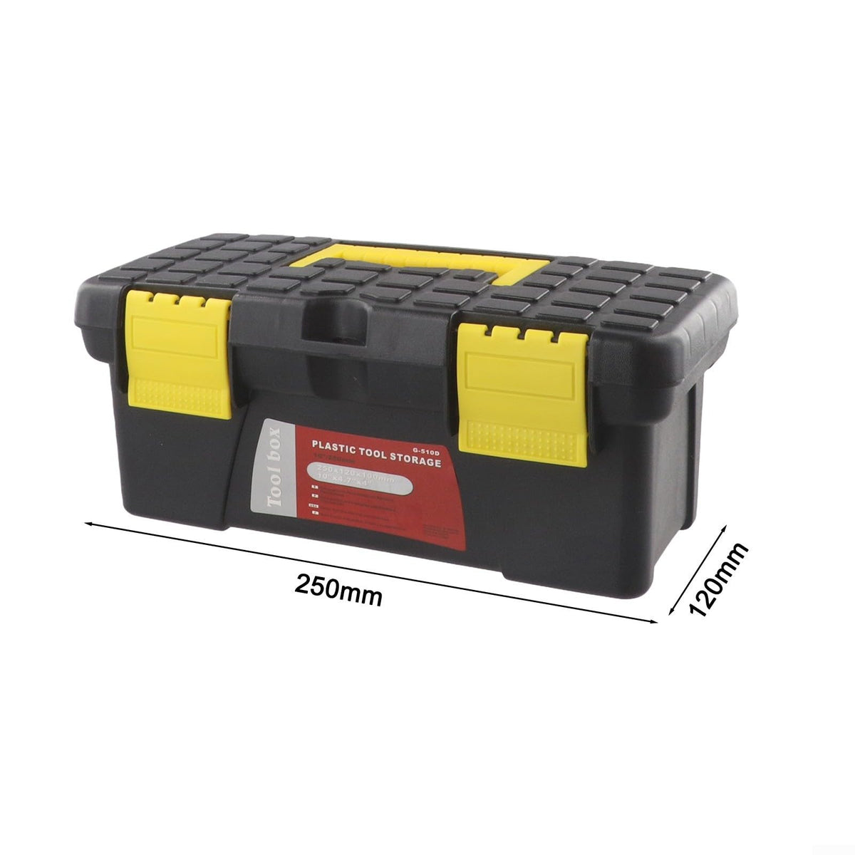 10-Inch Plastic Single Layer Toolbox F23837