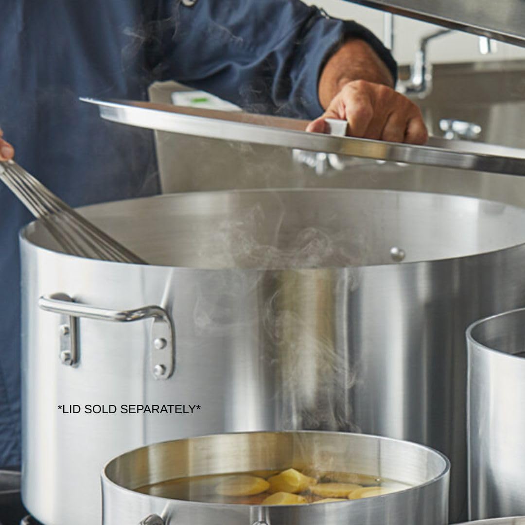 60 qt Heavy Weight Aluminum Sauce Pot with Riveted Handles V607732