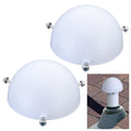2 Pcs White Mushroom Vent Cap P207889