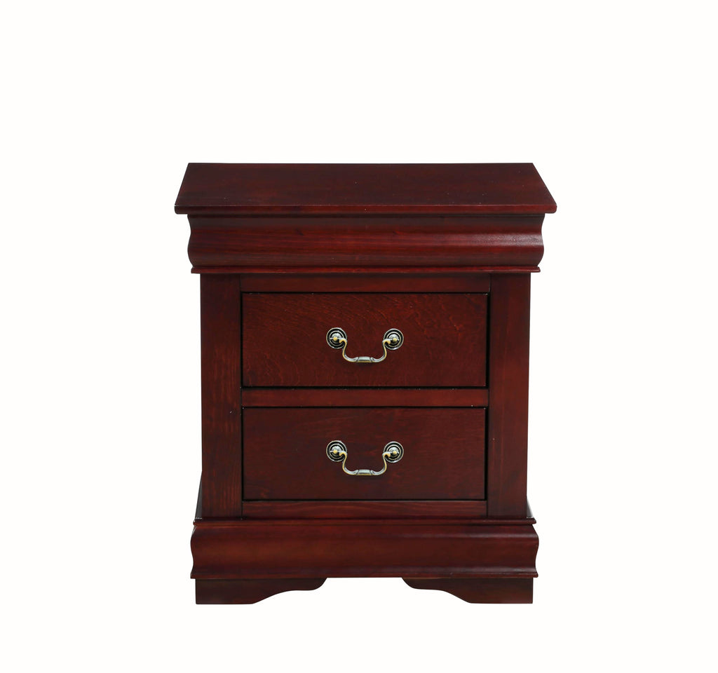 2-Drawer Wood Nightstand X183