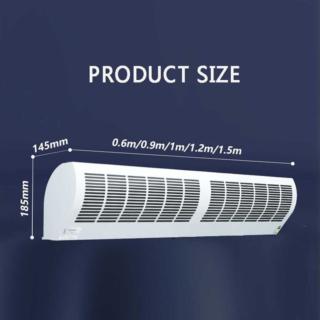 Wall-Mounted Air Curtain Fan with Remote Control Q233832