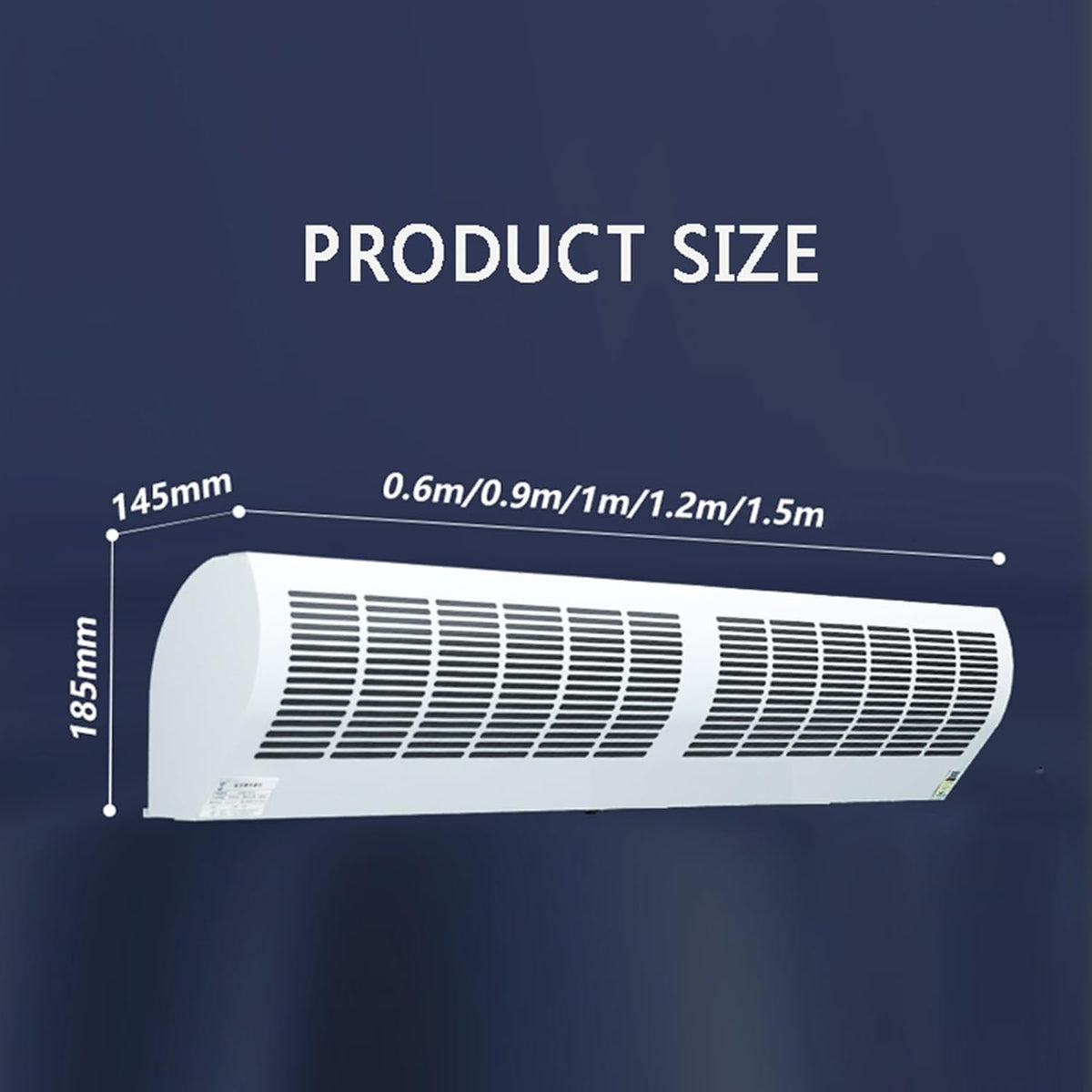 Wall-Mounted Air Curtain Fan with Remote Control Q233832