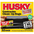 Black 42 Gal Contractor Trash Bags, 32-Count Y7331