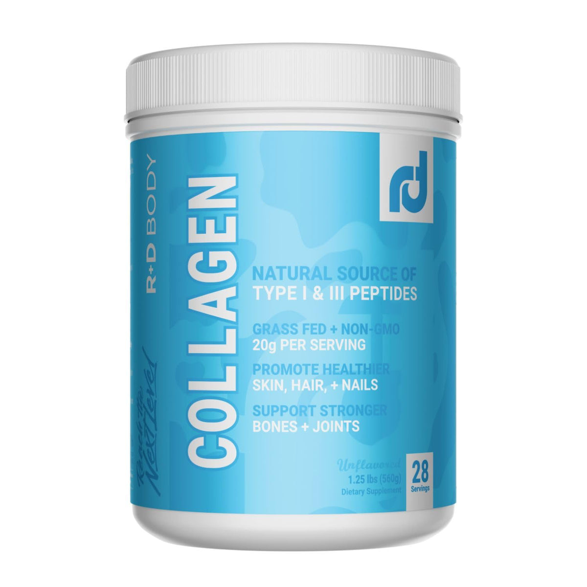 Hydrolyzed Collagen Peptides Powder Type I & III Unflavored 28 Servings W378