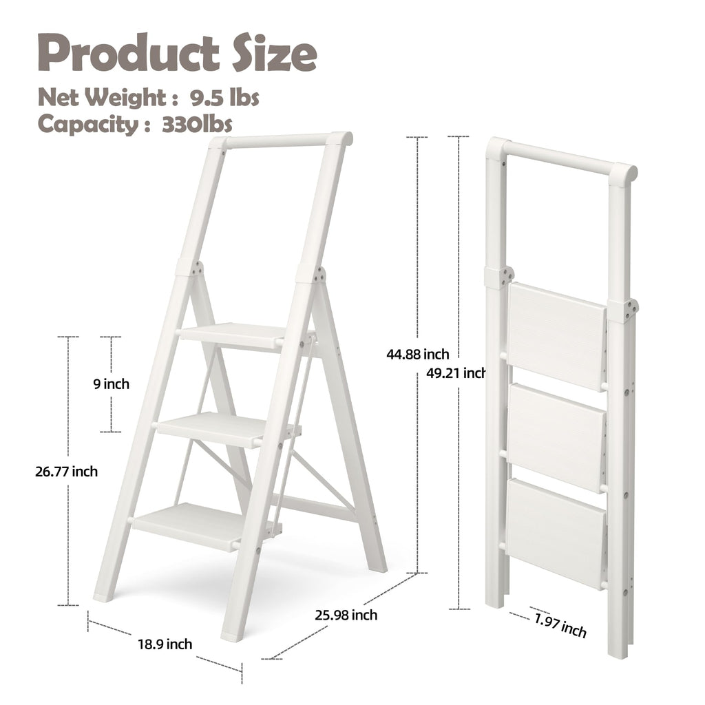 Aluminum 3 Step Ladder Y8900
