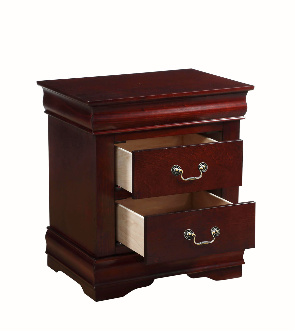 2-Drawer Wood Nightstand X183