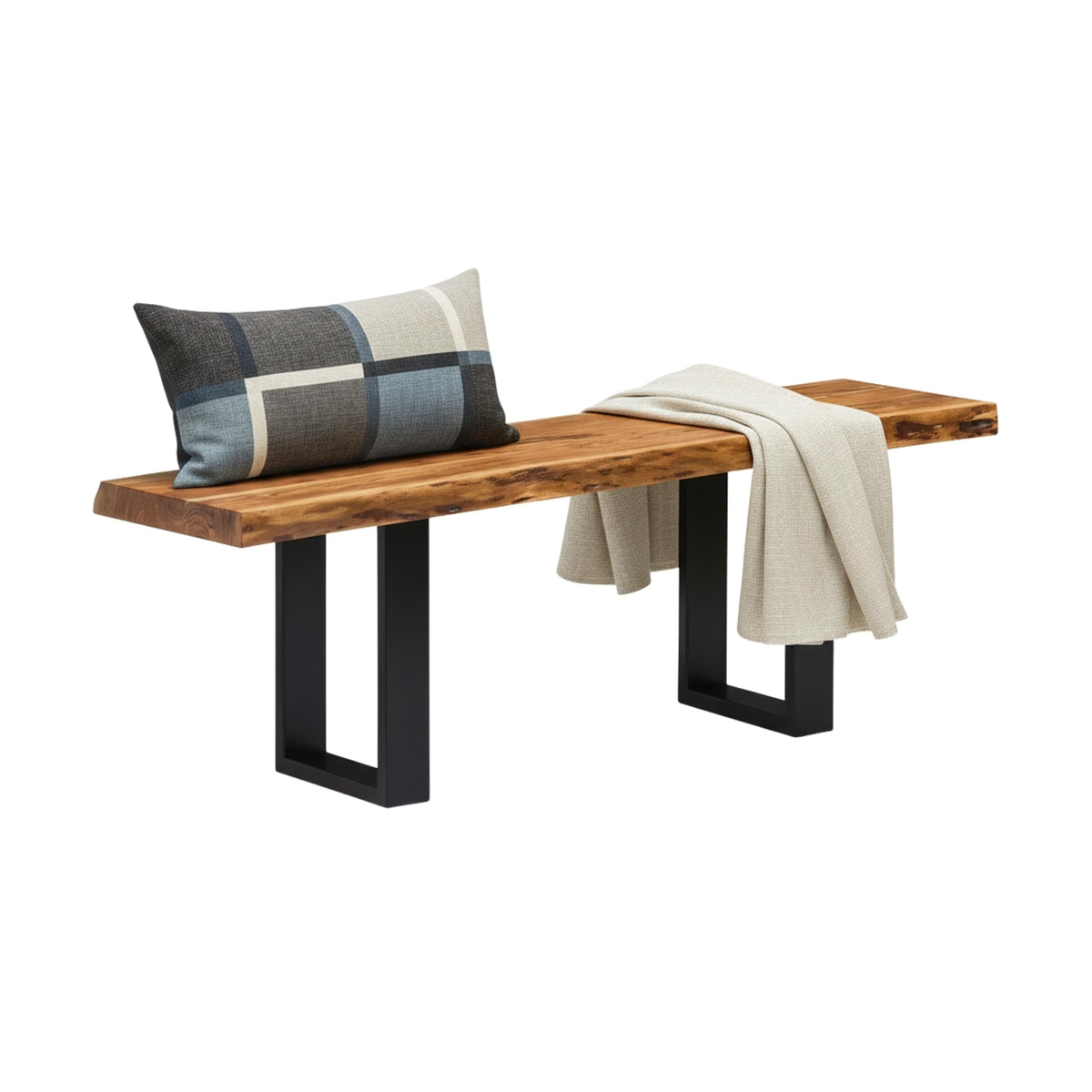 Solid Wood Entryway Bench N46219