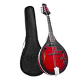 Acoustic Electric Mandolin Instrument Vintage Red Sunburst Mahogany Wood N880