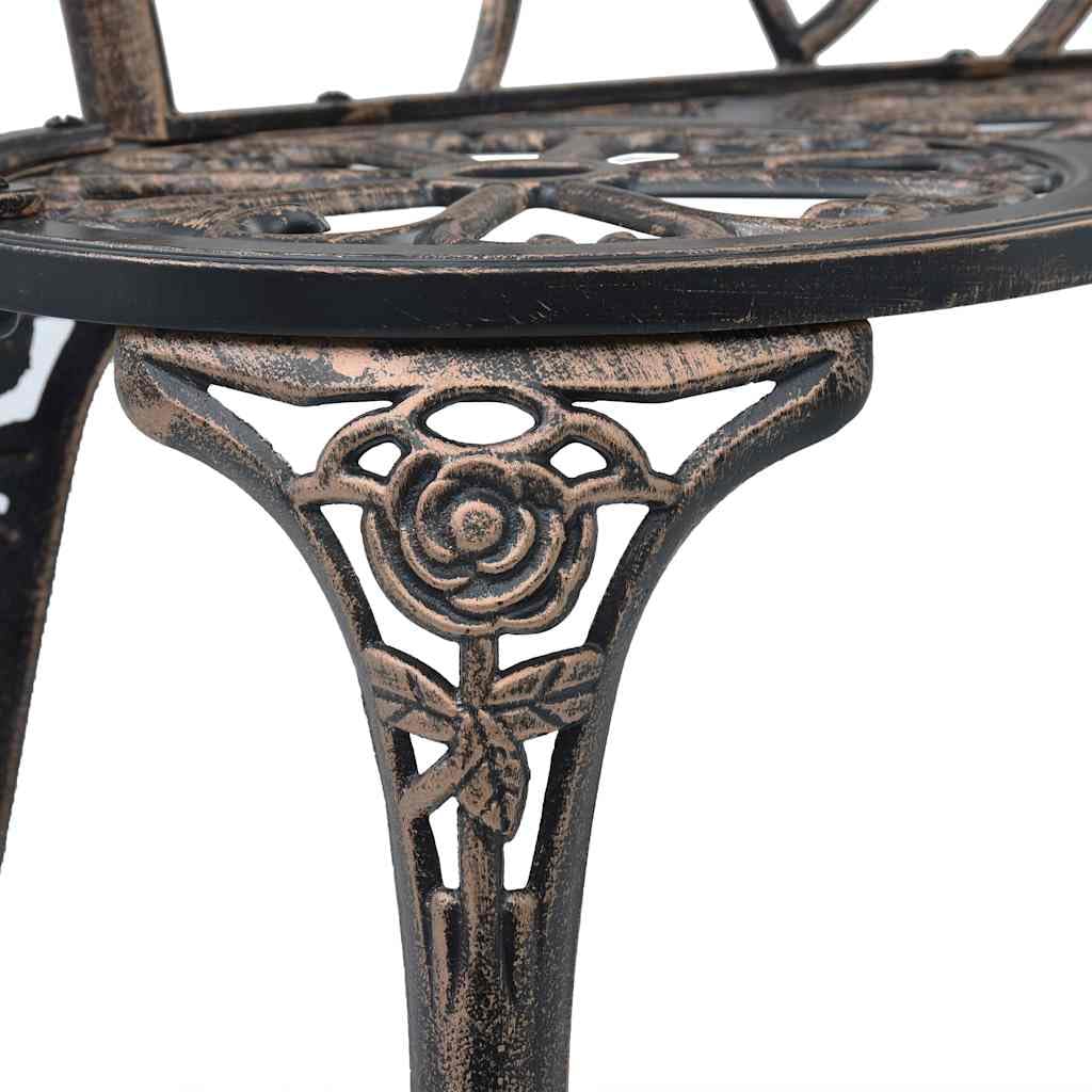 Bronze Cast Aluminum Outdoor Bench S1060